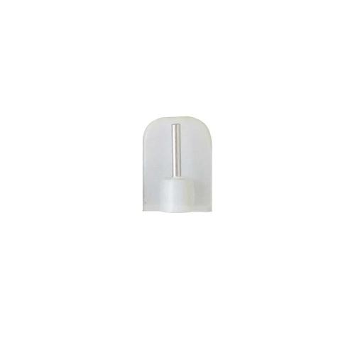 Suporte Adesivo Branco para Varão Extensível 4un