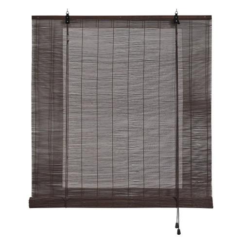 Estore de Rolo Bambu Ocre Wengué 120x175cm