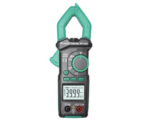 Pinça Amperimétrica AC-DC 3 3/4 Dígitos True RMS