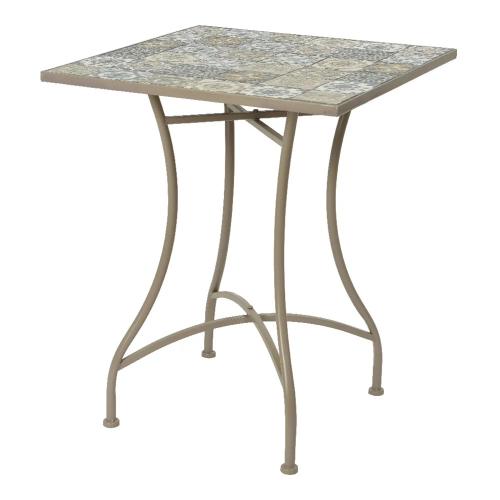 MESA DE MOSAICO 58X58X72CM MODELO BISTRO PARA EXTE