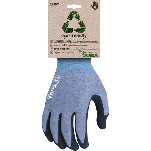 Luvas de Trabalho em Poliéster/Spandex Tamanho 8 .