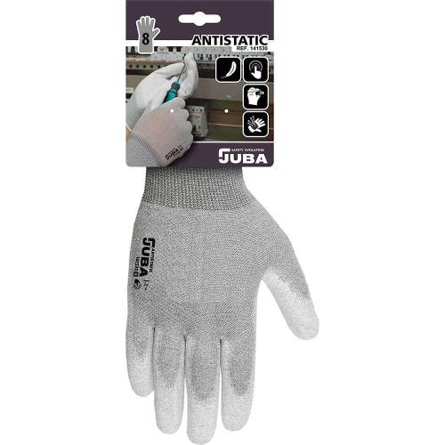 Luvas Antiestáticas Nylon/Fibra de Carbono Tamanh.