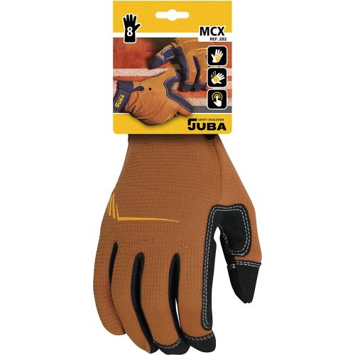 Luvas de Trabalho Tátil Pele Sintética/Spandex Ta.