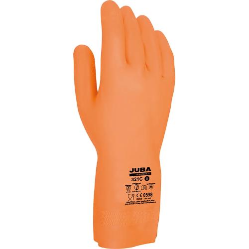 Luvas de Trabalho Latex/Neopreno Laranja Tamanho .