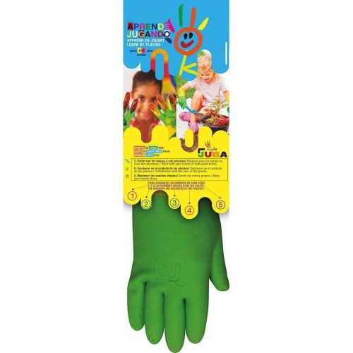 Luvas de Jardinagem Infantis Latex Tamanho 4 Anos.