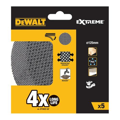 S.Of. Pack de 5 Lixas de Malha 125mm Grão 60 Par.