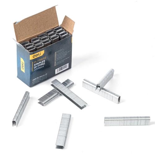 Grapas Tipo U Deli Tools Edl238012, 2000 Piezas