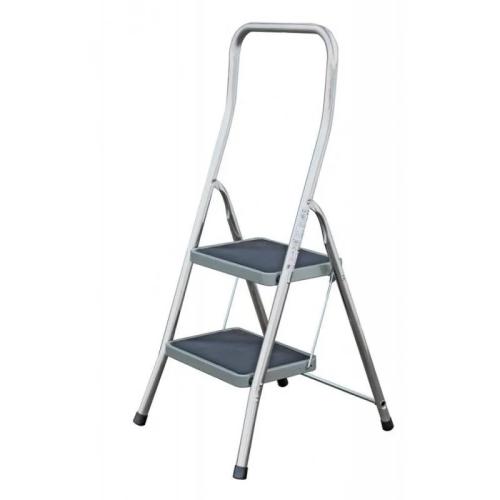 Krause 130860 Banco Aluminio Escalera Negro, Azul