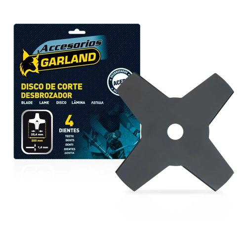 Lâmina 4d para Cortador de Escovas 255x25,4x1,4mm 7100255144 Garland