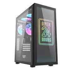 Caja de Ordenador Darkflash Dk210 Negro Grafito