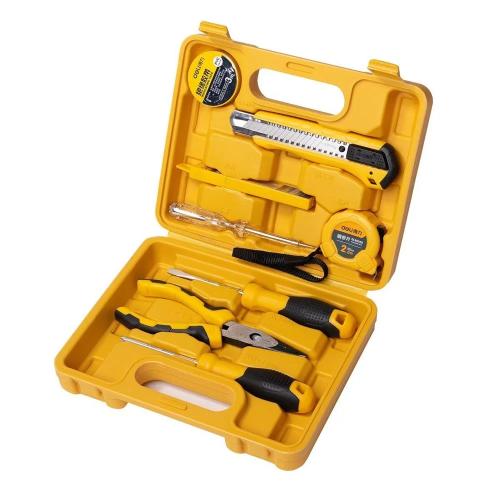 Household Tool Set 8 Pieces (Yellow) - Deli