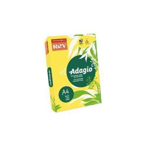 Paquete 500h Papel 80gr A4 Amarillo Palido Adagio 156220