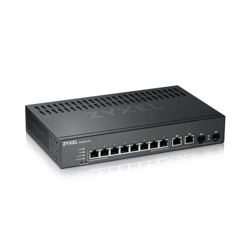 Zyxel Switch 10x Ge Gs2220-10 8 Port + 2x Sfp/Rj45