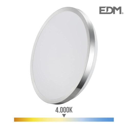 Aplique super. led 24w 1600 lumen. 4.000k moldura.