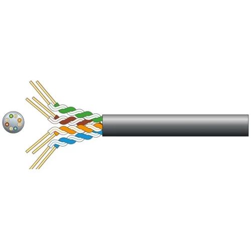 Cabo Utp Network Utp 8x0.204mm² Preto