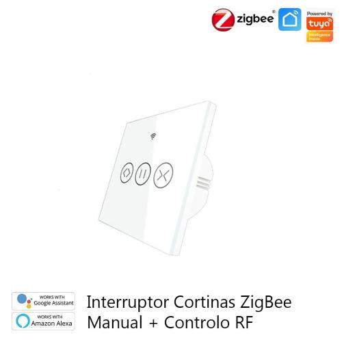 Interruptor Persianas ZigBee RF Smart Touch