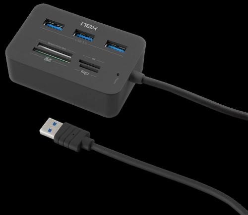 NOX Lite Reader One Com fios USB 3.2 Gen 1 (3.1 G.