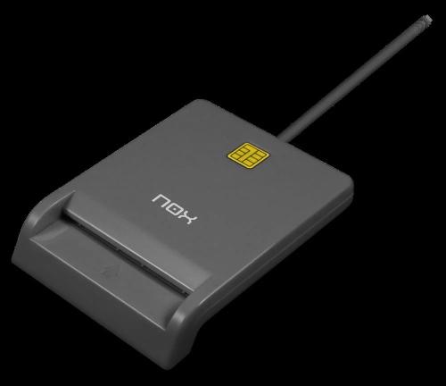 Leitor de Cartões Nox Preto Conexão Usb