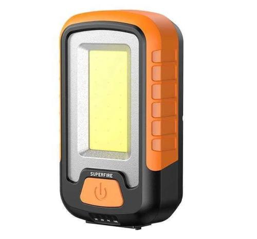 Dílenská Svítilna Superfire G21, 650lm, Usb