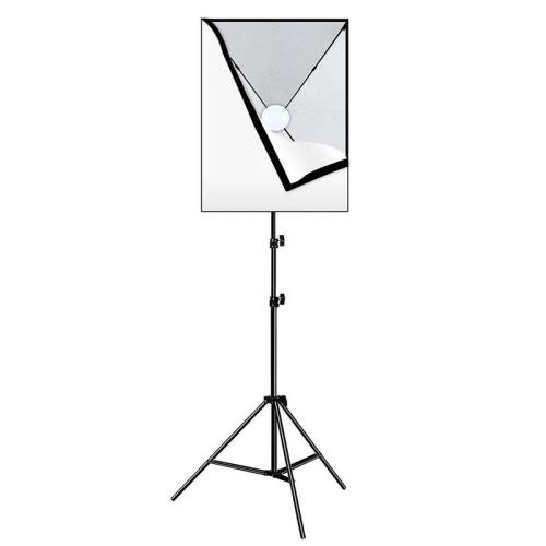 Caixa Flexível Puluz Studio 50x70cm, Tripé, Lâmpad