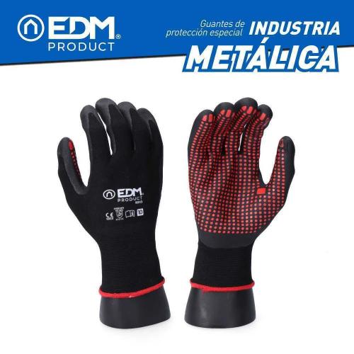 Luvas Indústria Metalúrgica Nylon/Lycra Revestid.