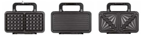 Toaster/Waffle Maker/Grill Mpm Mop-43m
