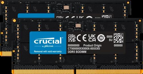 So Ddr5 64gb Pc 4800 Cl40 Kit (2x32gb) Crucial Value 1,1v