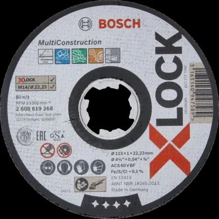 Bosch X-LOCK MULTI CONSTRUCTION Disco cortante