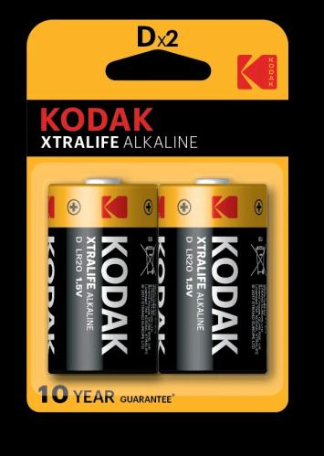 Kodak D Lr20 Blíster 2 Pilas Alcalinas
