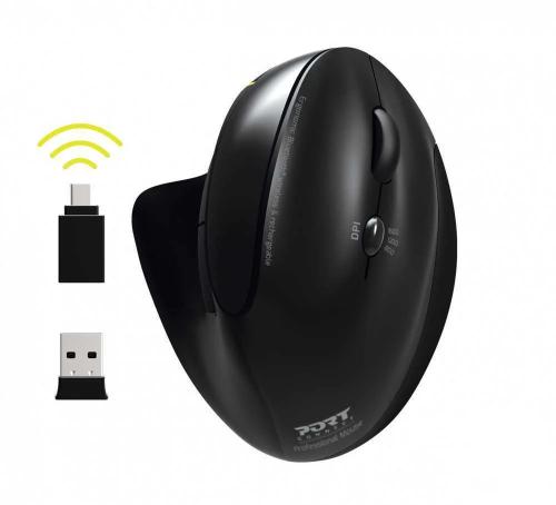 Port Rato Wireless Ergonomic Bluetooth Bateria