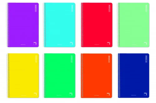 Cuaderno Espiral Serie Basic Tapa Blanda 60 Grs. .