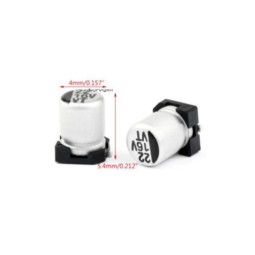 Condensador Eletrolitico Smd 22uf 16v