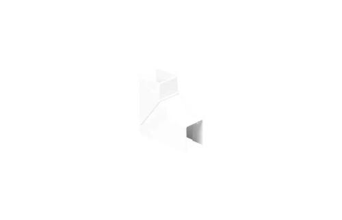 Ângulo Int Variável P/Calha 60X60 Branco