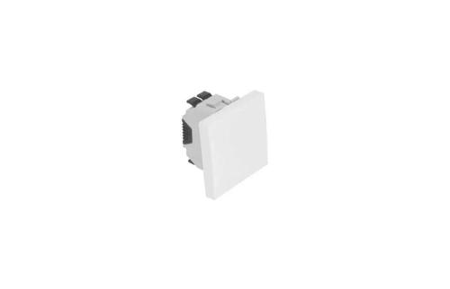 Interruptor Unipolar - 2 Módulos Branco
