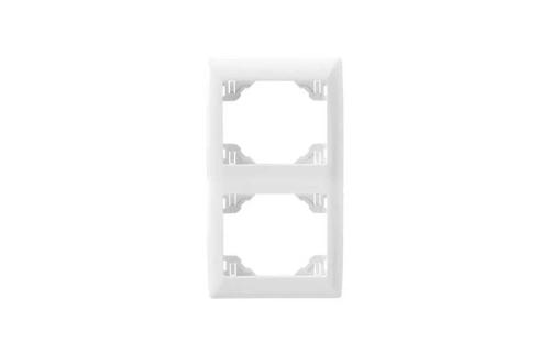 Espelho Duplo Vertical Branco