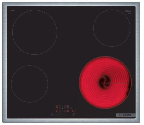 Ceramic Hob 4 Zones 6600w Pkf631fp3e - Bosch
