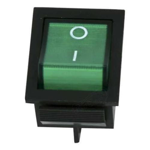Interruptor Bipolar Verde 27,3x2416a 4 Faston
