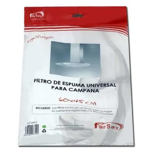FILTRO ESPUMA CAMPANA EXTRACTORA 60 x 45 cm