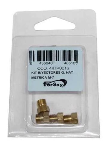 Kit inyectores gas natural metrica M 7