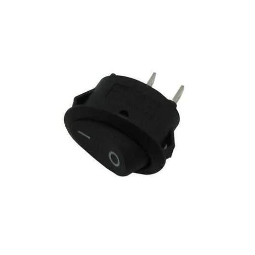 interruptor ovalado 20.4x13.6mm 6A 250V 2 faston .