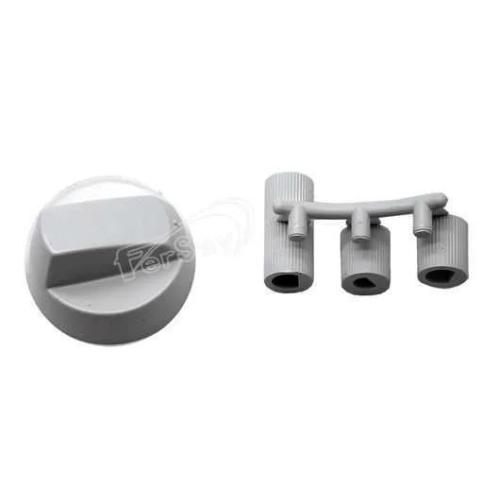 Conjunto mando negro universal para cocina, 6,8mm.
