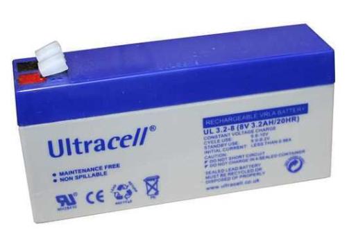 BATERIA DE PLOMO 3.2 A 8 V