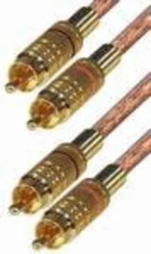 2rca M - 2rca M 10m Dorado 5mm