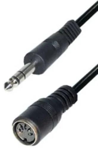 Cable Jack macho a Din hembra 5 pin 180