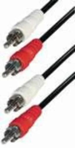 Cable Conexion 2 Rca Macho a 2 Rca Macho 2,5 Metro