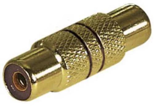Adaptador Rca H - Rca H Negro Dorad. E-Ac19msg