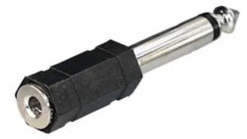 Adaptador 6,3mono Macho a 3,5mono Hembra E-Ac2