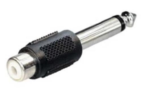 Adaptador Jack 6,3 Mono Macho a Rca Hembra