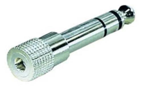 Adaptador 6,3st Macho 3,5st Hembra Platead