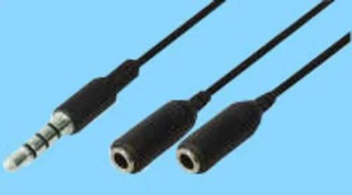 CABLE AUDIO 3,5 MM MACHO ST - 2 X 3,5MM ST HEMBRA